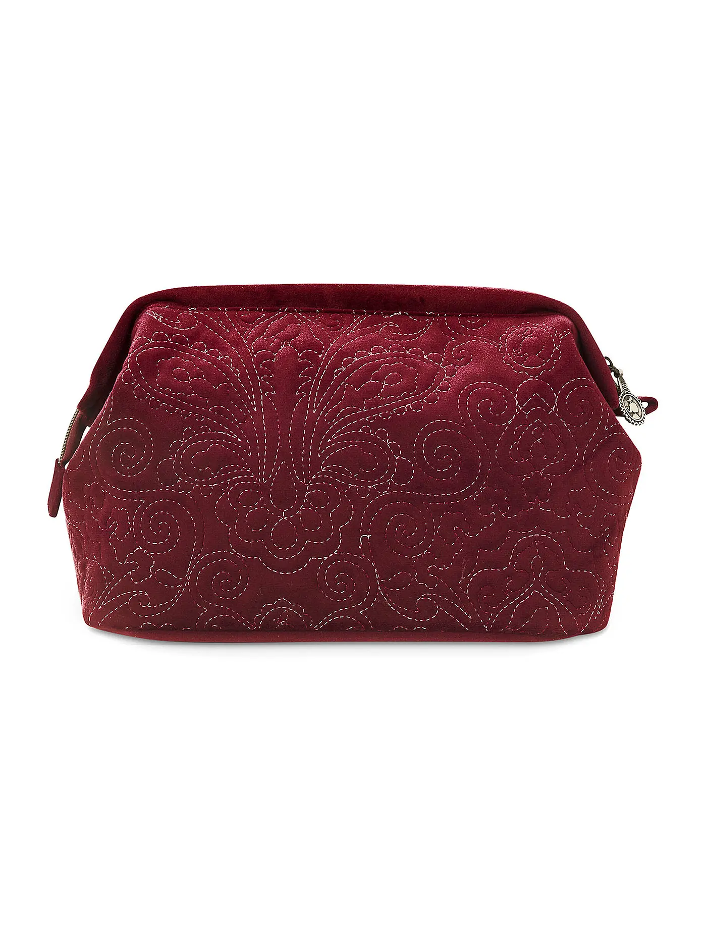 PIP STUDIO | Kosmetiktasche Velvet QUILTEY DAYS Large | dunkelrot